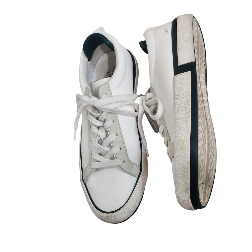 White & green Zara flat sneakers EU 39 | US 8.5‎ - Picture 3 of 6